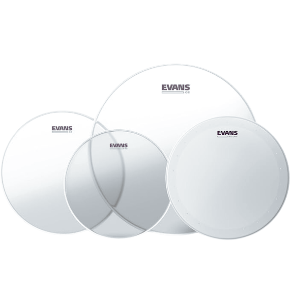 Set De Parches (12″, 13″, 16″) Caja 14″ HD Dry Evans G2 Clear Standard Tom