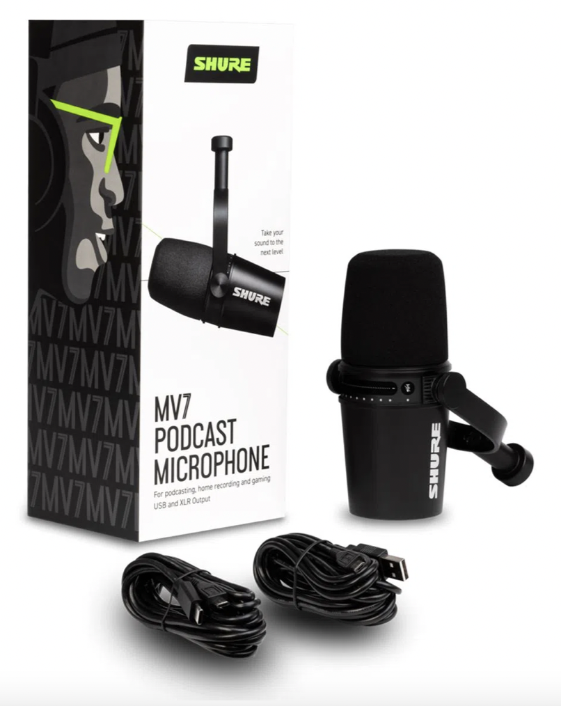 Micrófono dinámico para Podcasting Shure MV7 - Imagen 3