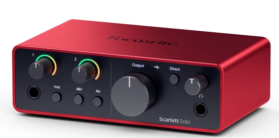 Interfaz de Audio 4TA Generación FOCUSRITE SCARLETT SOLO - Imagen 3