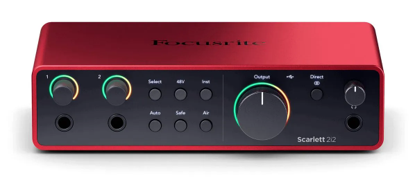 Interfaz de Audio 4TA Generación Focusrite Scarlett 2i2