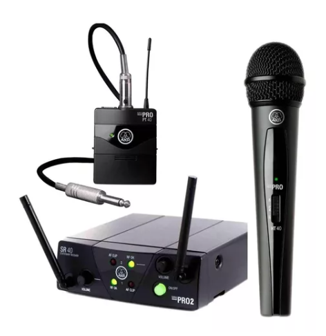 Micrófono Inalámbrico AKG WMS40 DUAL MIXED SET - Imagen 2