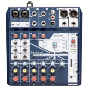 Mixer Soundcraft Notepad 8-Fx con USB y efectos