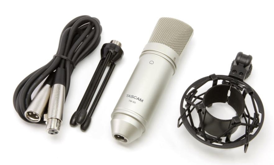 Micrófono Condensador con cable, trípode y suspensión Tascam TM80 - Imagen 3