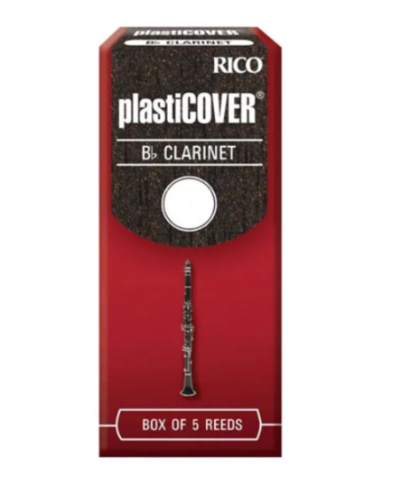 Cañas para Clarinete Bb Daddario RICO PLASTICOVER 3,5'' RRP05BCL350, 5 un.