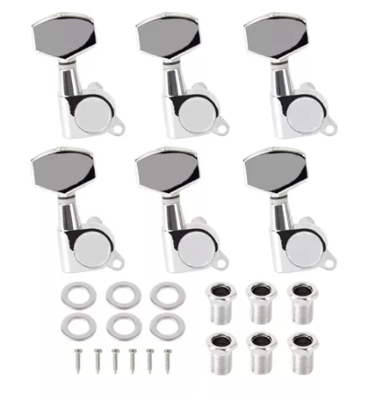 Set Clavijero Guitarra Folk/Electrica Liria FE100 - Imagen 4