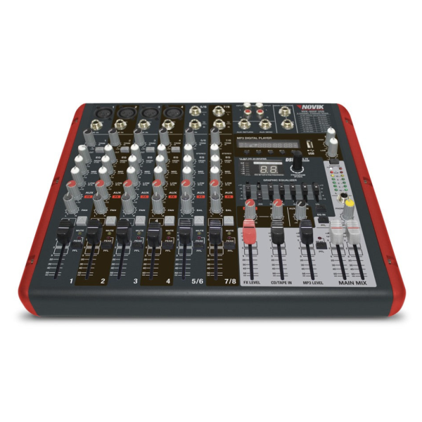 Consola de Sonido Potenciada Novik NVK 800P - Imagen 2