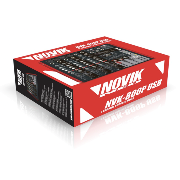 Consola de Sonido Potenciada Novik NVK 800P - Imagen 6