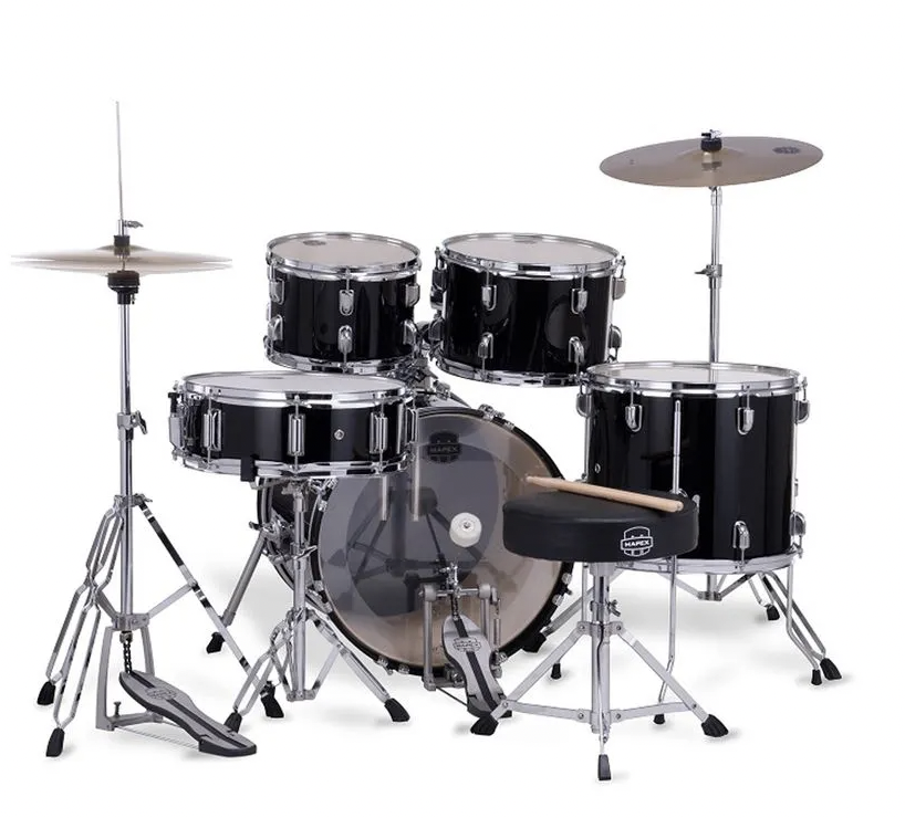 Batería acústica Mapex Serie Comet CM5295FTC - Dark Black - Imagen 2