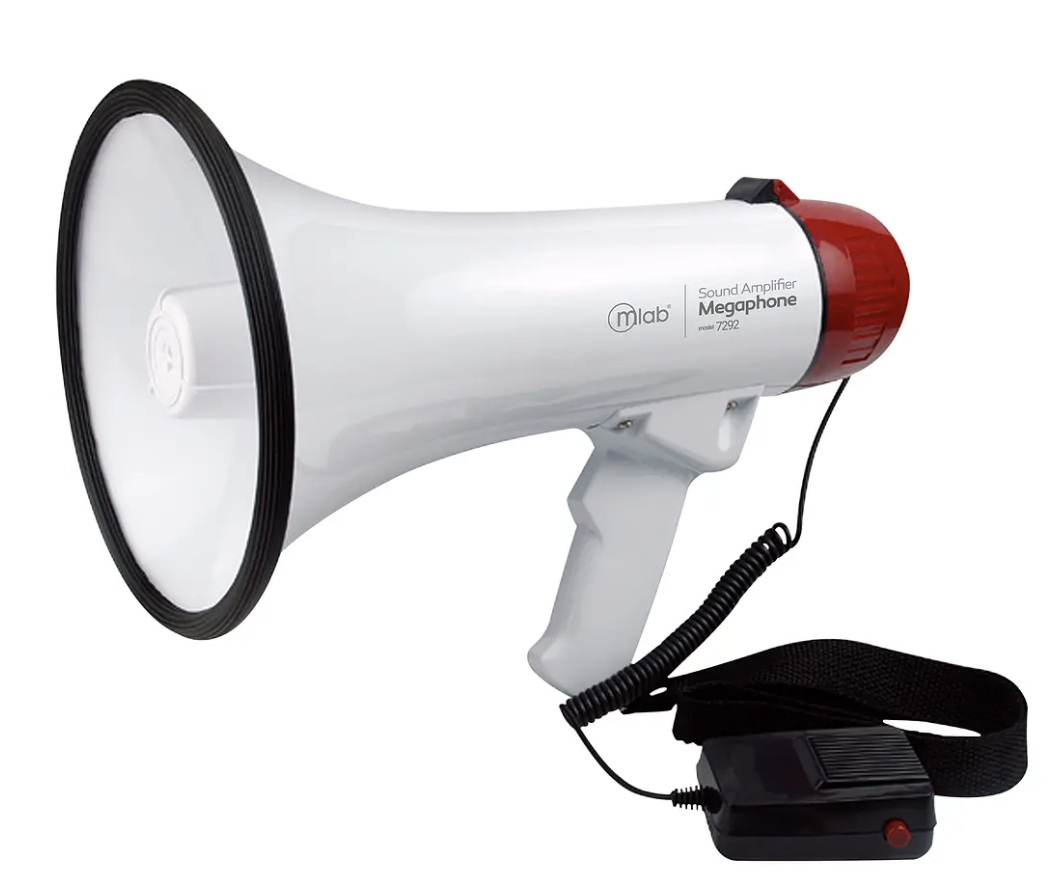 Megáfono Recargable Con Micrófono MLAB 07292 25w