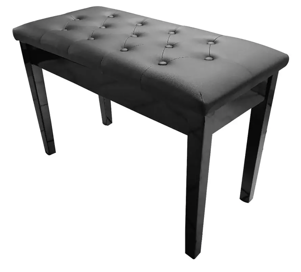 Black Silla Para Piano Apextone Bk Ap-5101 - Imagen 2