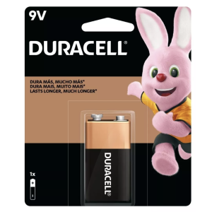 Bateria 9V Duracell 9VX1 BLISTER ALCALINA