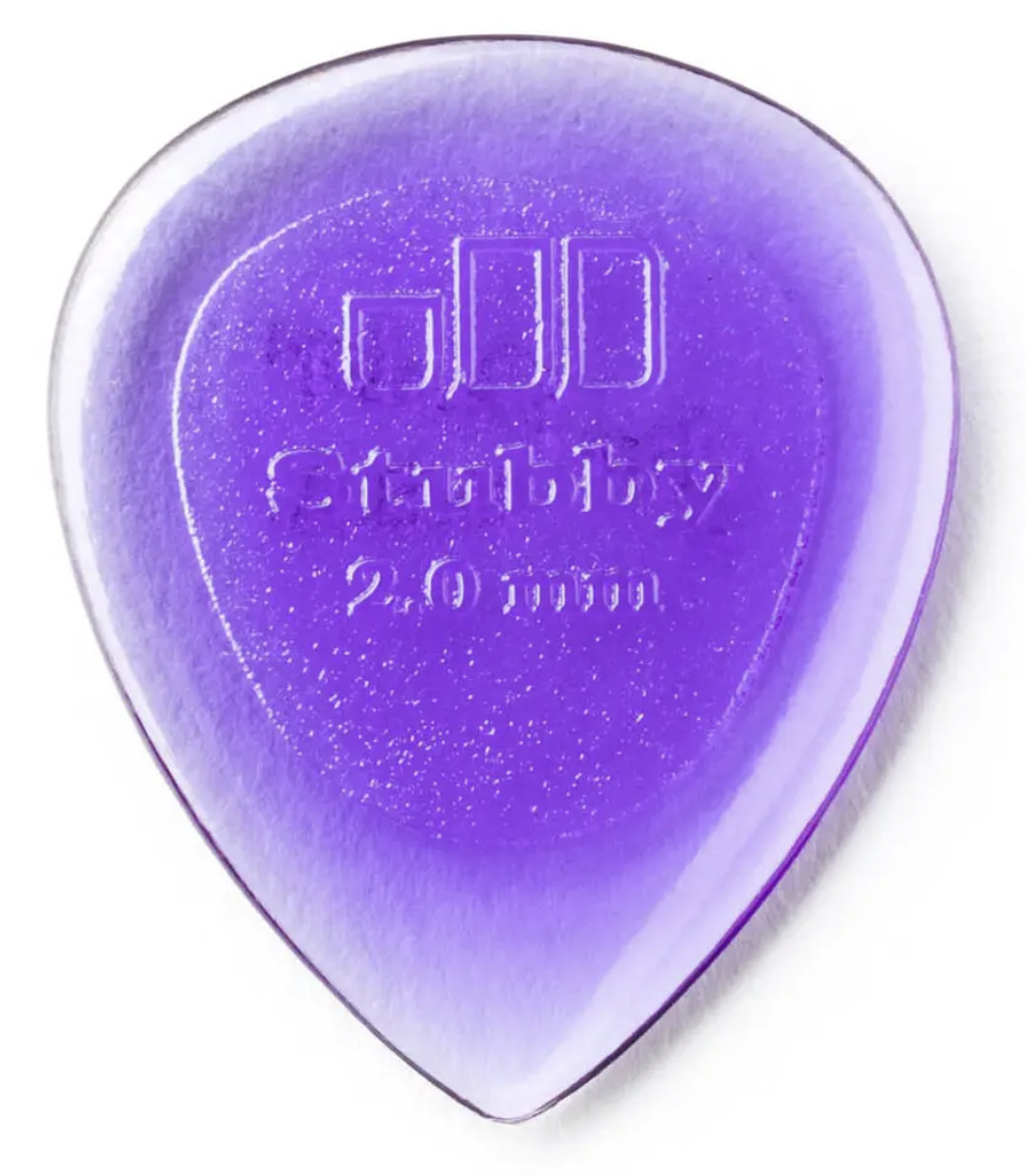 Uñetas de 2.0mm Dunlop 474 Stubby Jazz pack 6