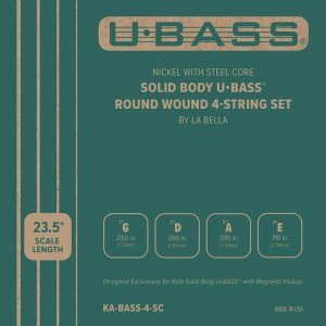 Cuerdas Para Ubass Solid Body Kala	KA-BASS-4-SC