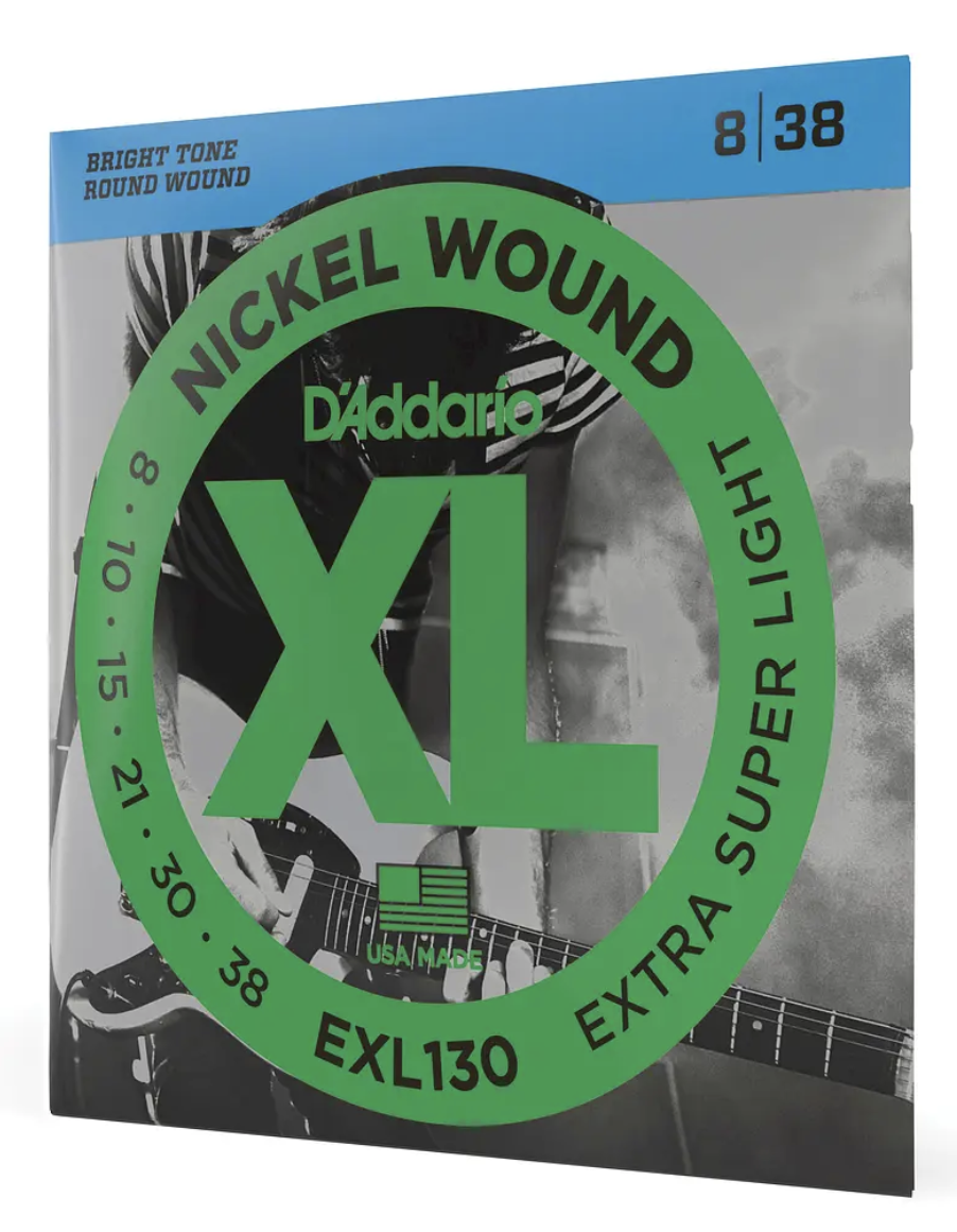 Cuerdas Para Guitarra Eléctrica 08-38 Daddario EXL130 - Imagen 2