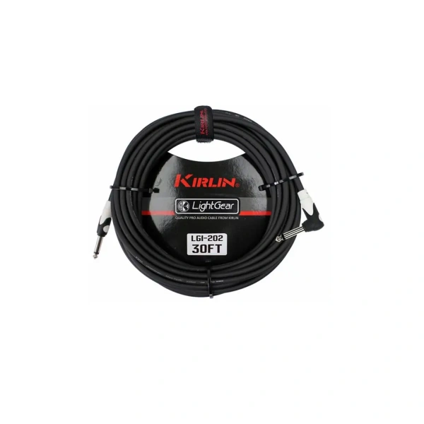 Cable Instrumento Estandar 6M Negro Kirlin Plug Lgi-202-6