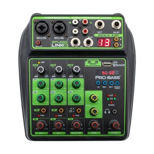 Consola de audio interfaz Probass Studiolink 6