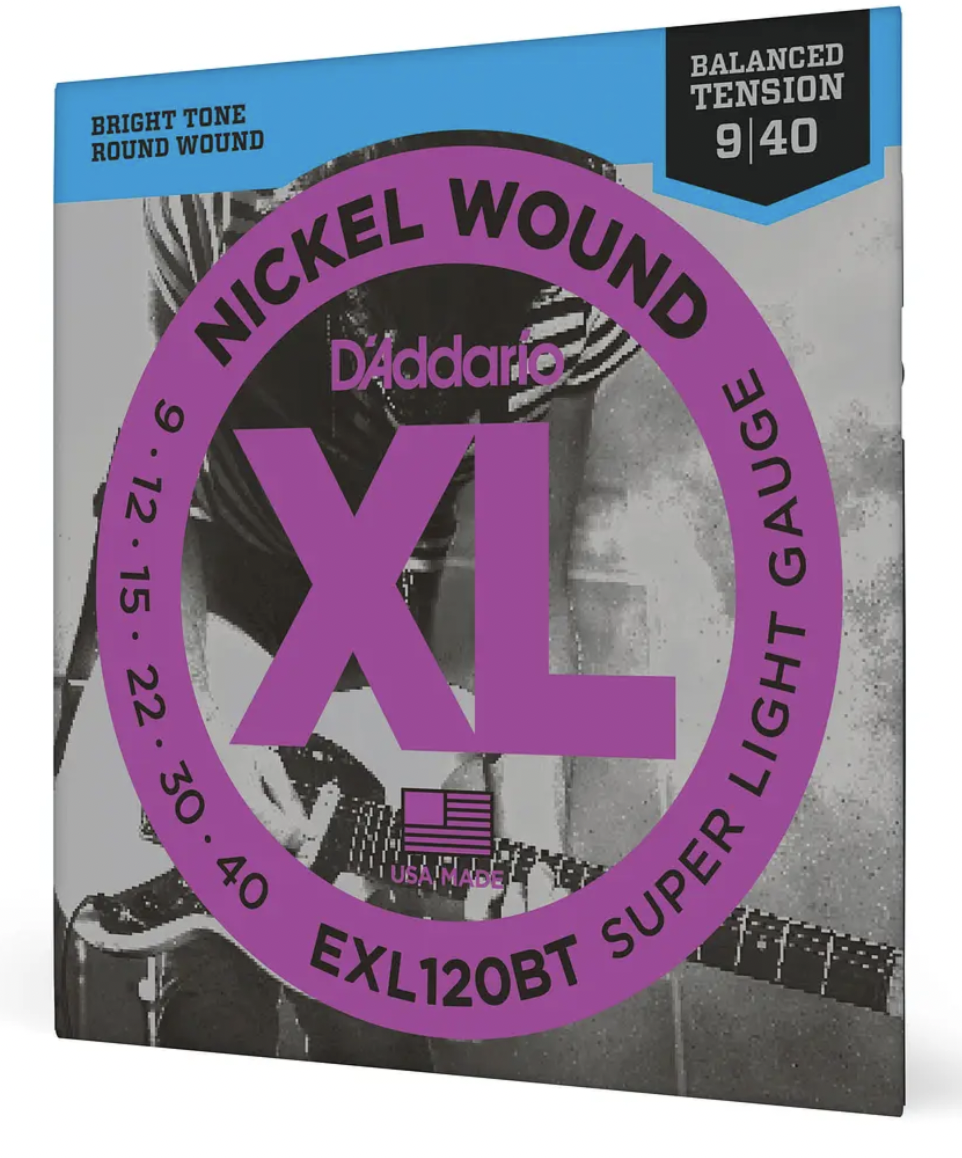 Set Cuerdas Guitarra Eléctrica 09-40 EXL120BT Daddario