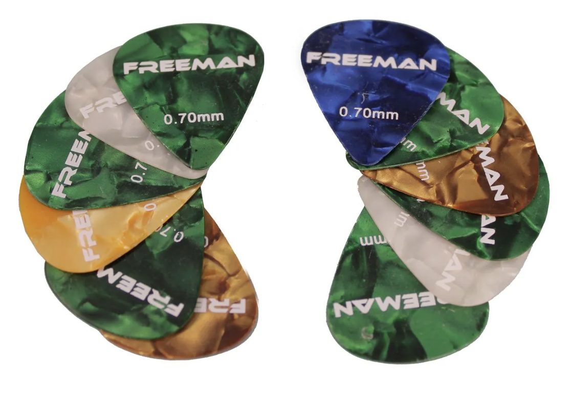 Pack de uñetas Freeman 12 unidades Medium