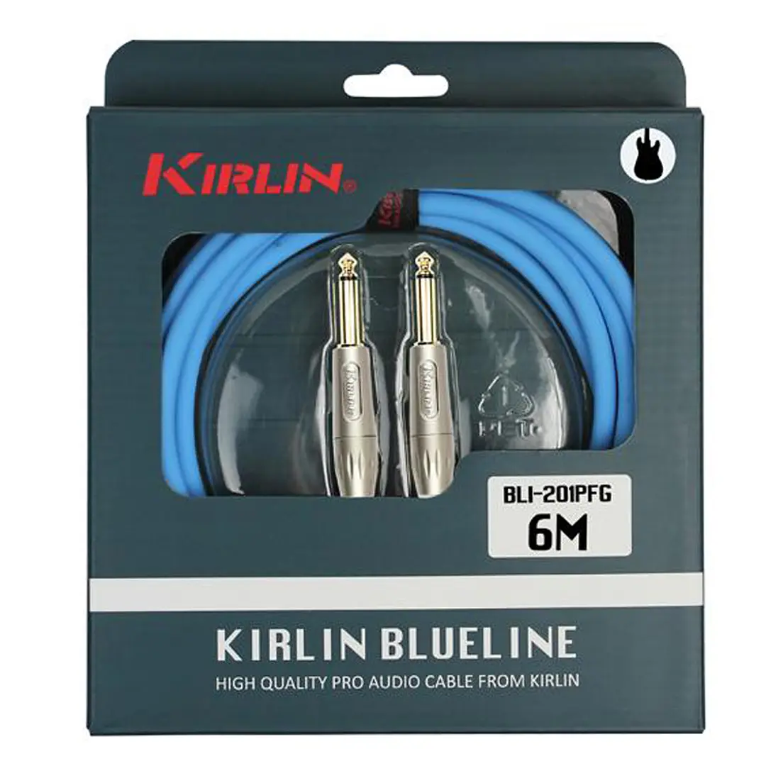 Cable Instrumento Plug-Plug Blueline Bli-201Pfg 6 Mts Kirlin - Imagen 2