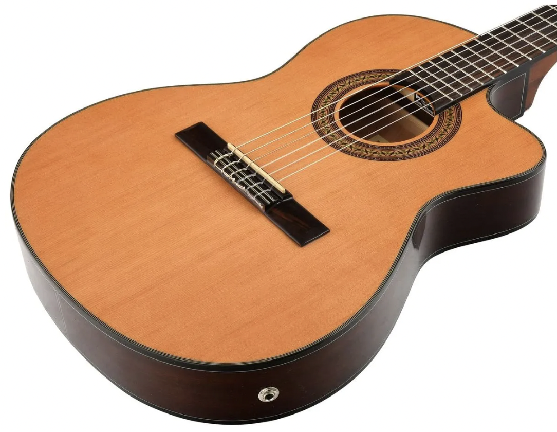 Guitarra electroacústica Ibanez GA5TCE - color amber (AM) - Imagen 2