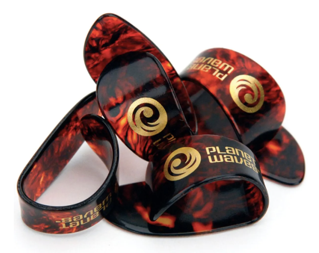 Pack de uñetas D'Addario 5CSH4-5 para pulgar Medium 5 unidades - Imagen 2