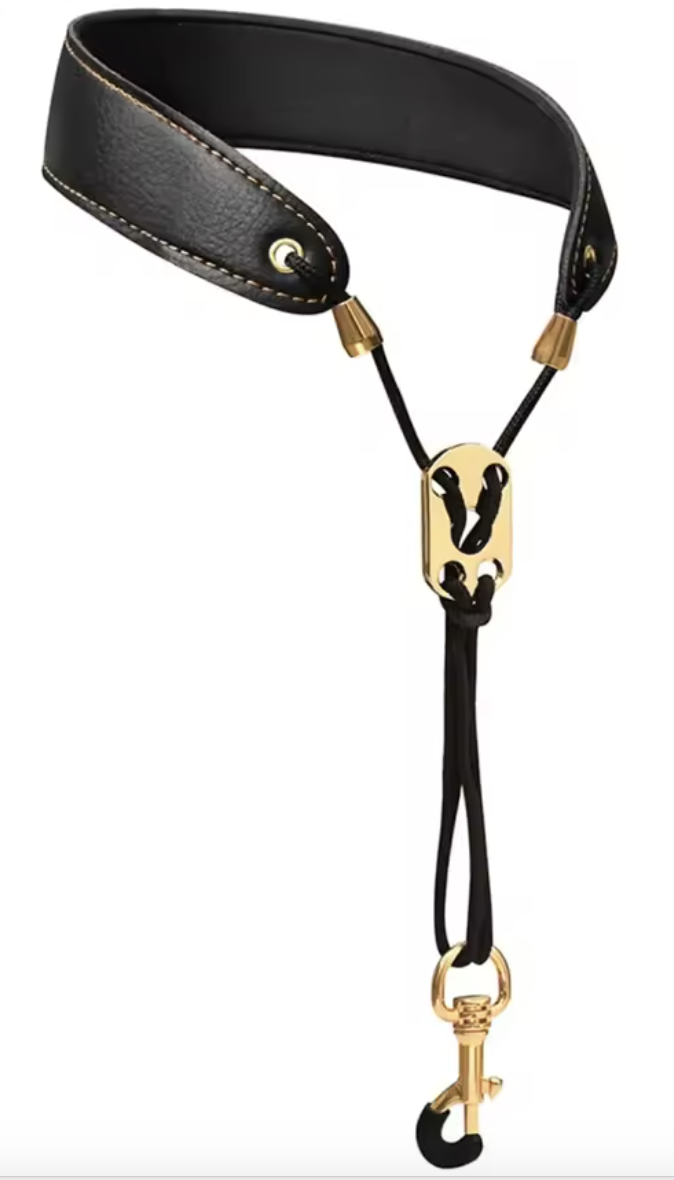 Correa de Saxofon eco cuero Liria CSBL