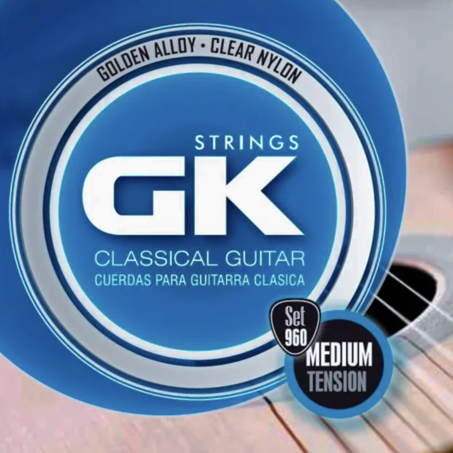 Set Cuerdas Guitarra Clásica Medina Artigas GK 960 Tensión Media