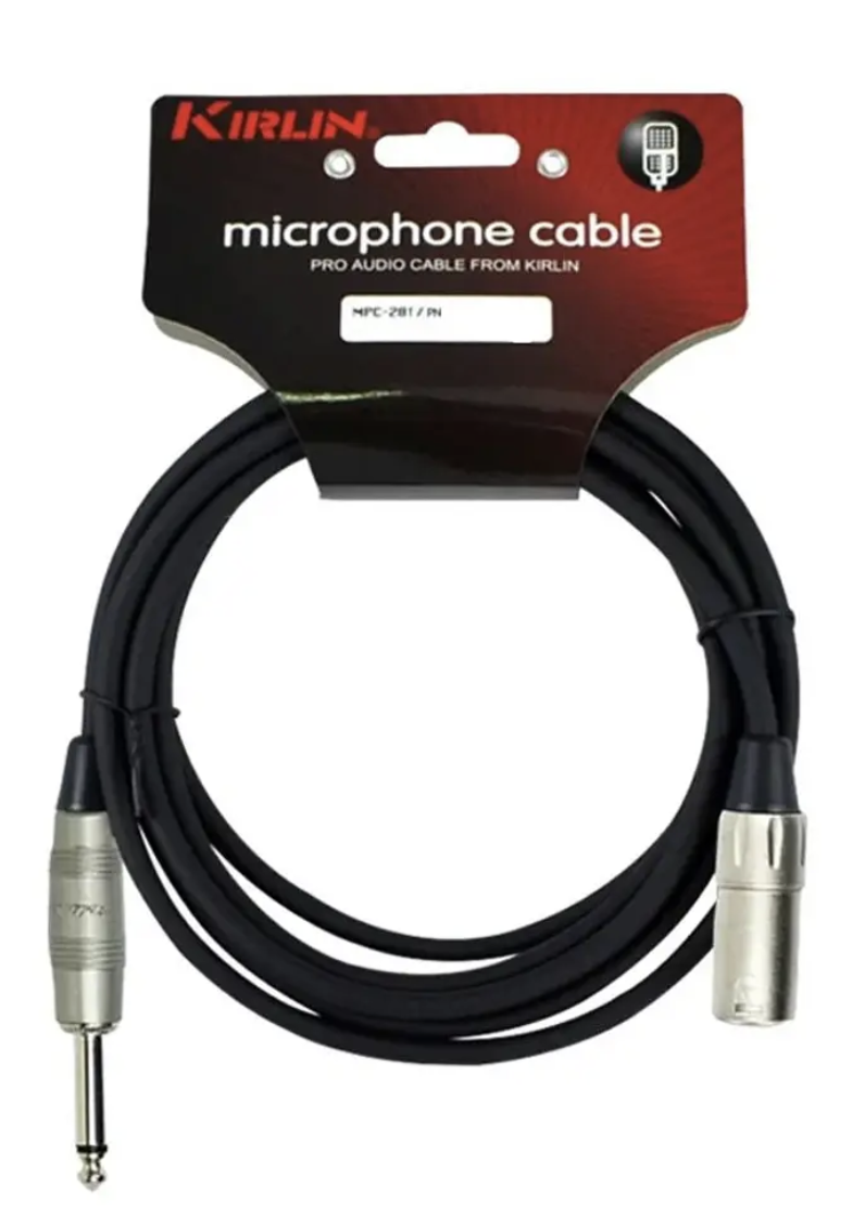 Cable Micrófono Kirlin Xlr (M)- Plug 15M Mpc-281Pn-15