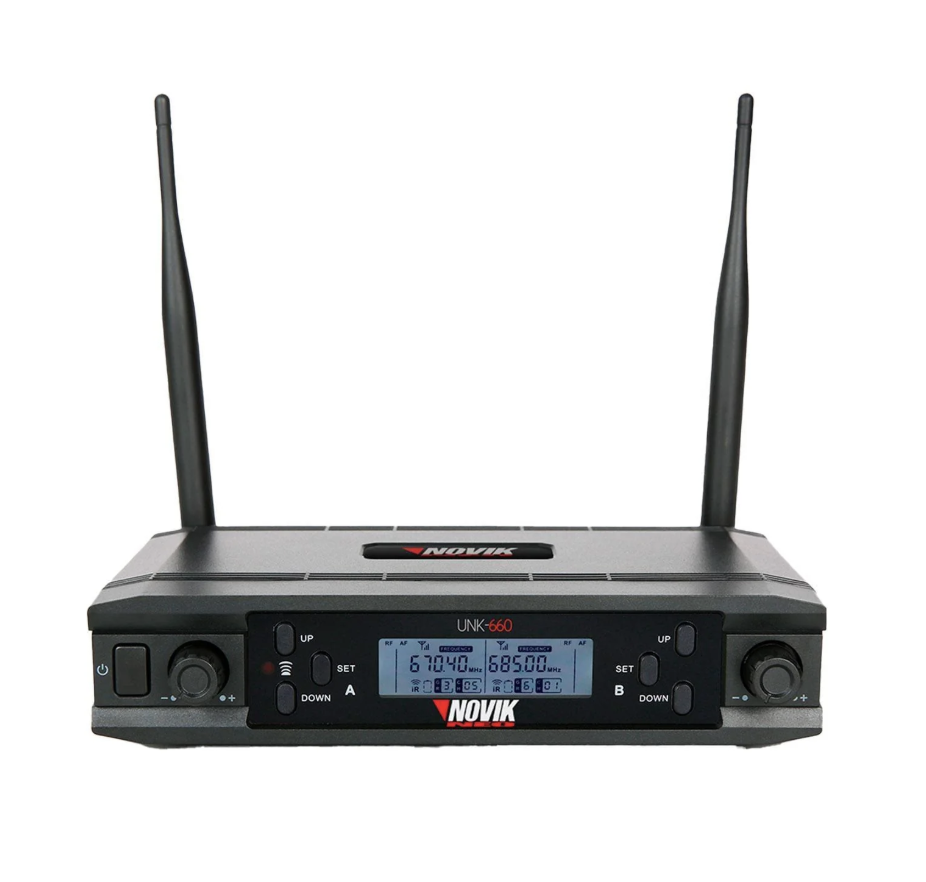 Micrófono Doble Inalámbrico Novik UNK 660 - Imagen 3