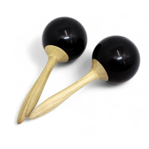 Maracas Tropicana color negro PEM123-BK